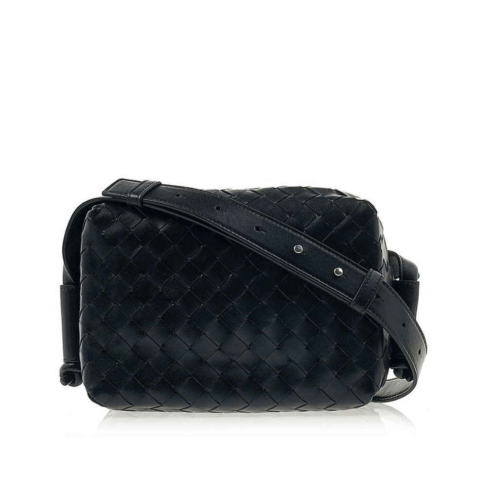 Bottega Veneta Intrecciato Loop Leather Crossbody Bag for Men