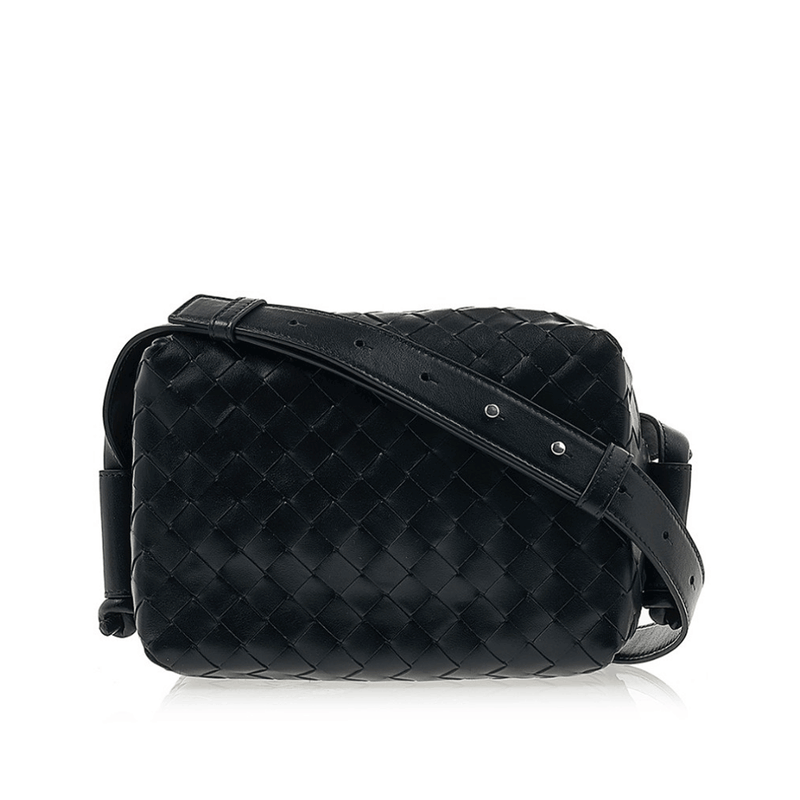 Bottega Veneta Intrecciato Loop Leather Crossbody Bag for Men