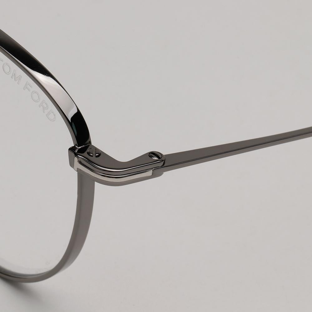 TOM FORD Blue Light Blocking Round Metal Eyeglass Frames 012 TF5749 B 012