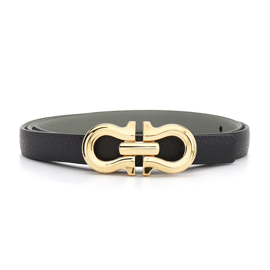 Ferragamo Gancini Reversible Women’s Leather Belt
