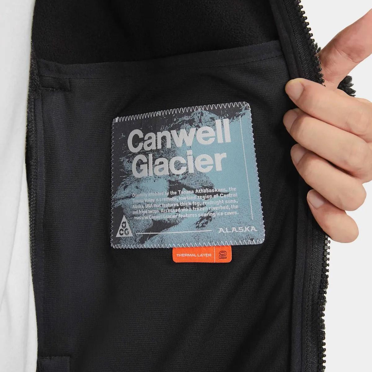 Nike ACG Kanwell Windproof Fleece Jacket Black