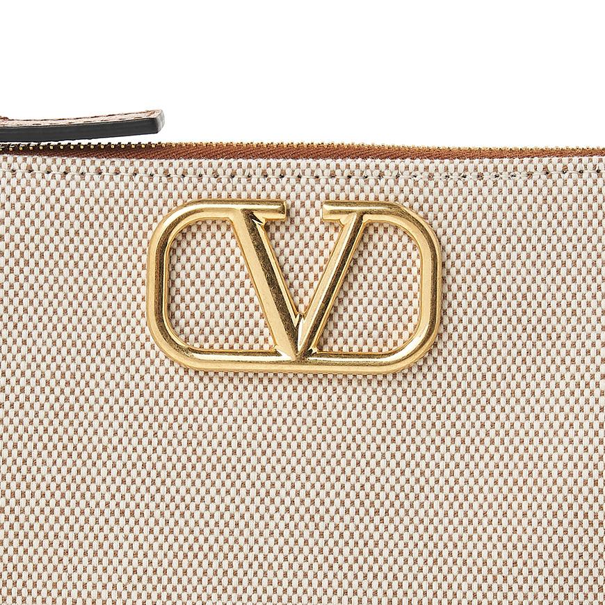 VALENTINO Garavani VLogo Signature Leather Pouch Bag Women’s
