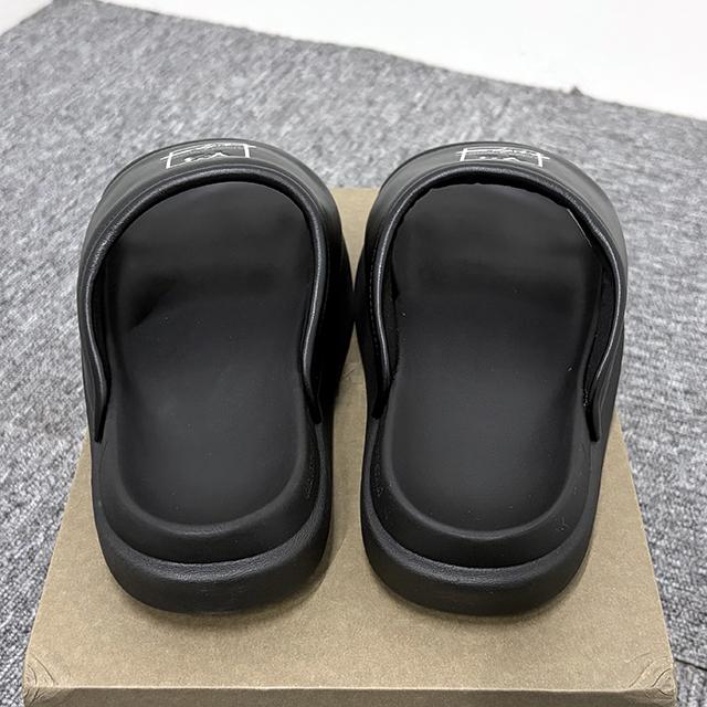 Y-3 Yohji Yamamoto Logo Slide Sandals Black Men's Slippers KI4033