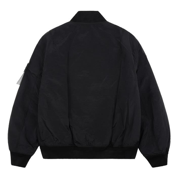 STONE ISLAND Nylon Metal Pocket Anti-Drop Bomber Jacket Black