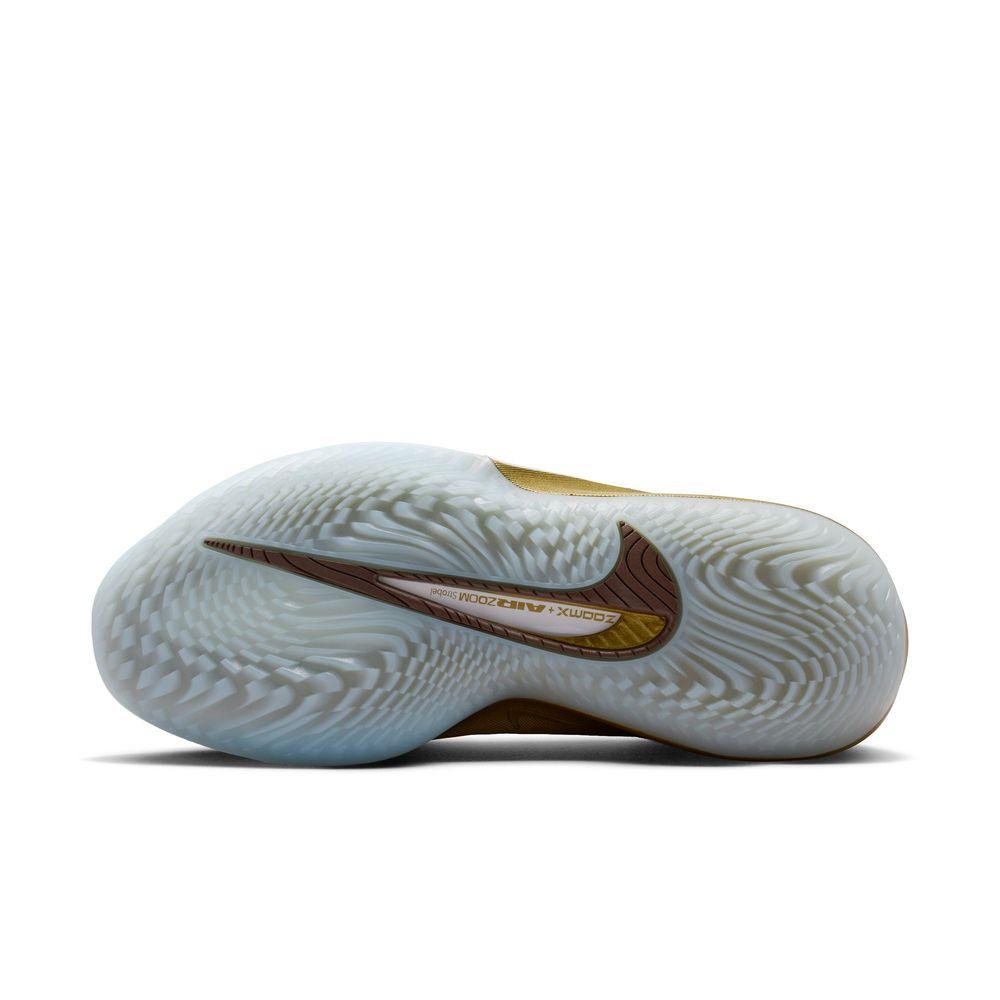 Nike White Gold GT Cut 4 EP Low-Top Basketball Shoes IB6728 100