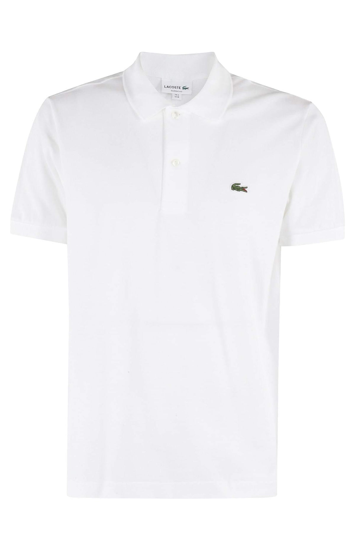 Lacoste White Classic Fit Short Sleeve Polo Shirt
