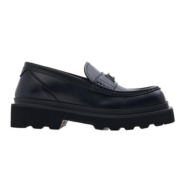 D&G Women’s Calfskin Loafers Black
