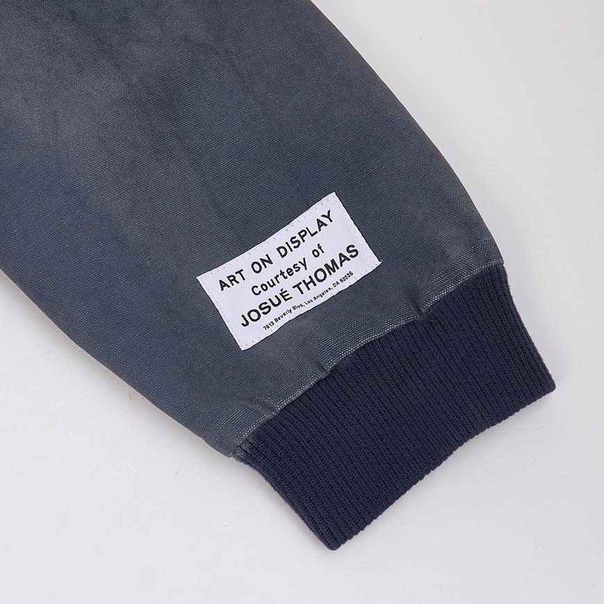 GALLERY DEPT. Navy Logo Patch Mechanic Jacket for Men MJKT 20044 NAVY