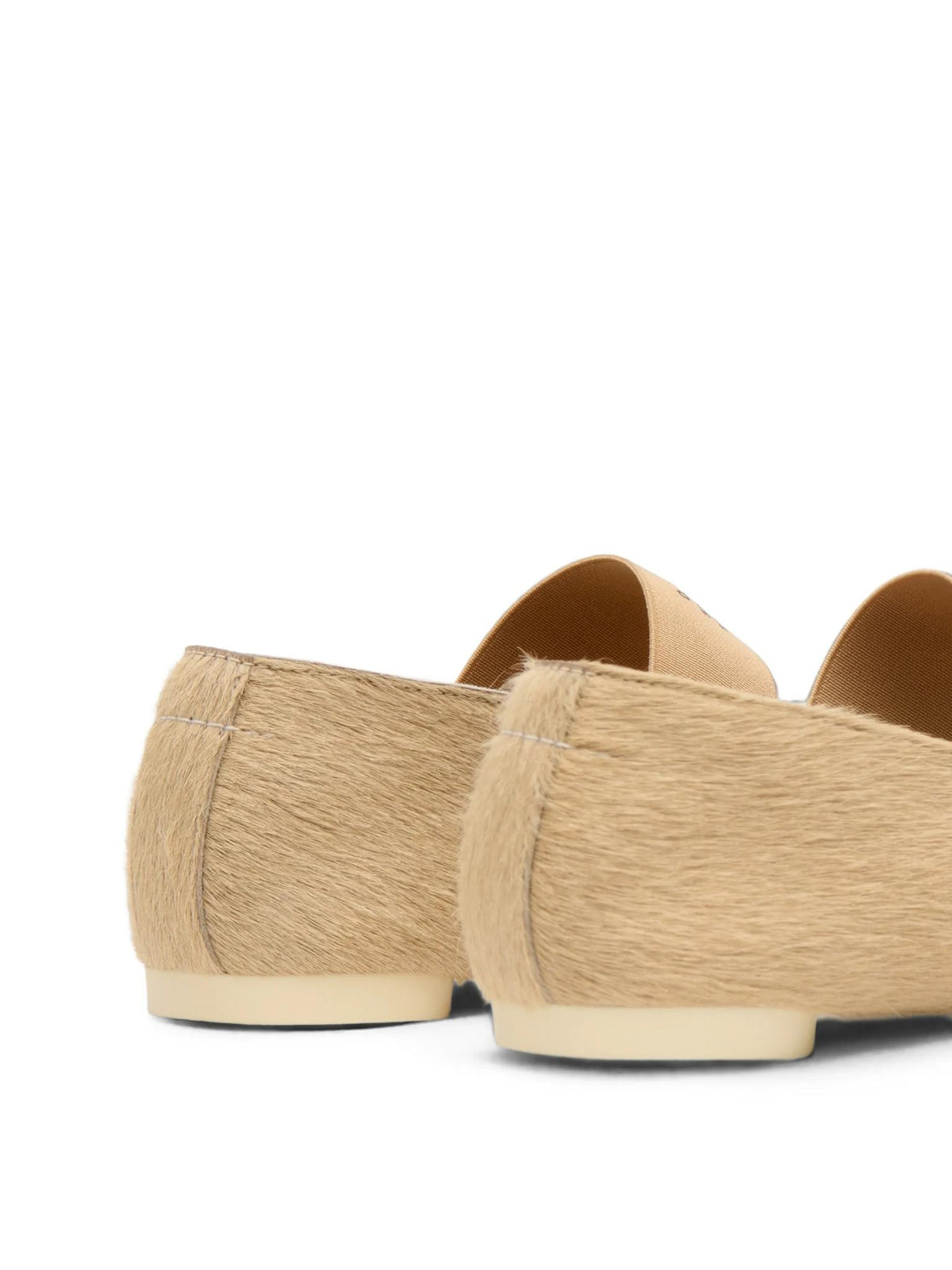 Maison Margiela Black Leather Ballet Flats