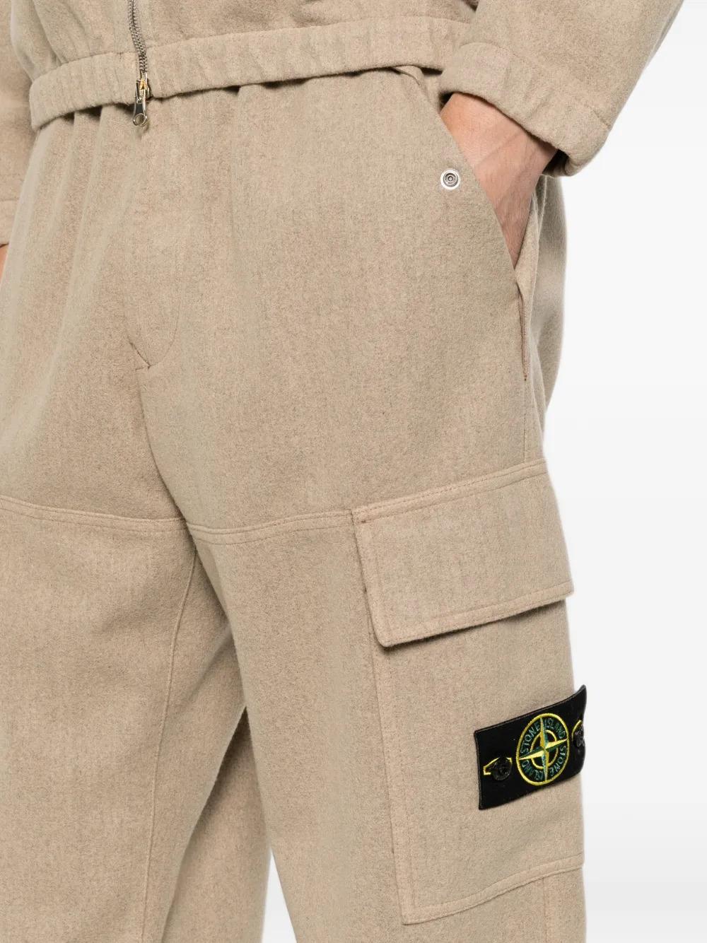 STONE ISLAND Cotton Cargo Pants Men FW26 Green