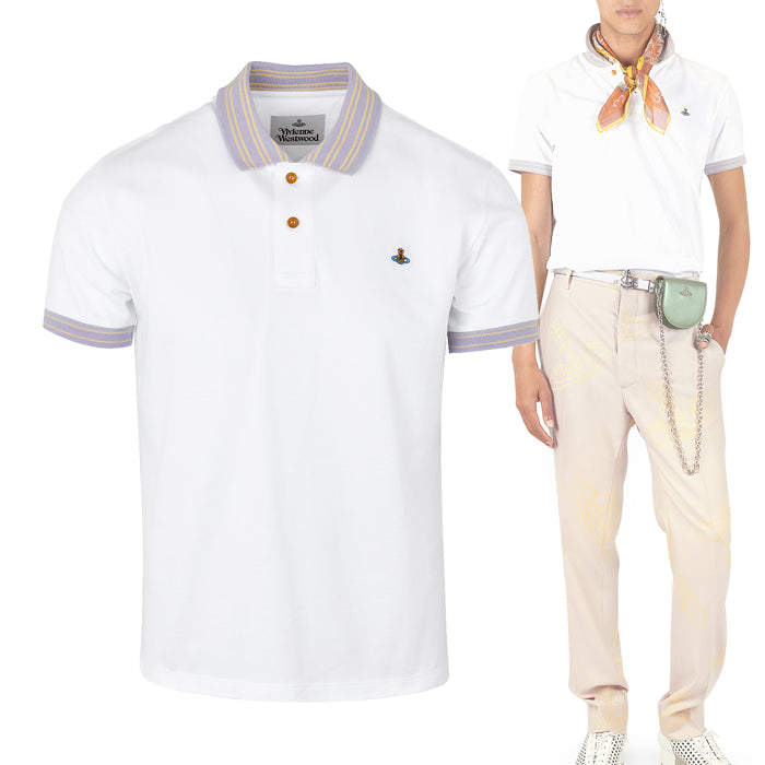 Vivienne Westwood Red Cotton Polo Shirt