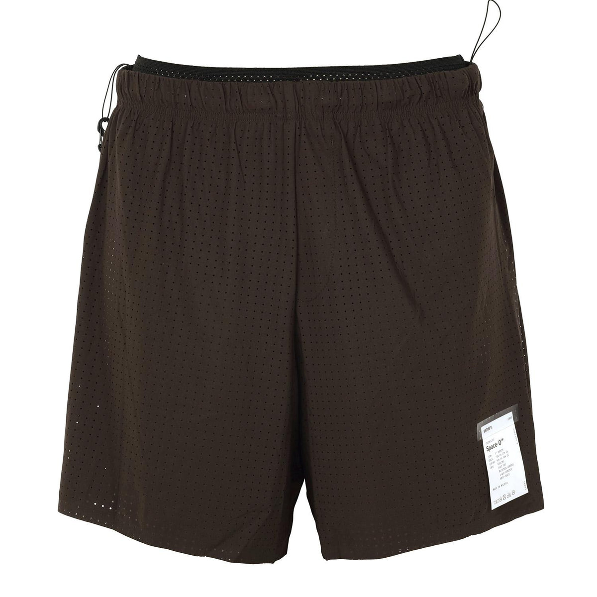 SATISFY Deep Mahogany Space-O 5" Running Shorts Men’s