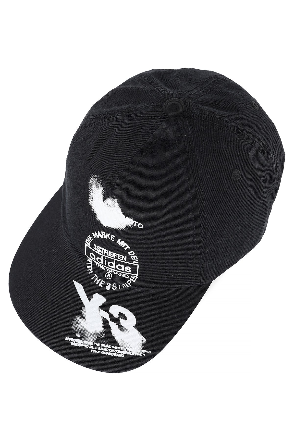 Y-3 Graphic Logo Black Cap