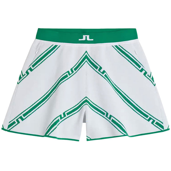 J LINDEBERG Green Flare Knit Short Pants