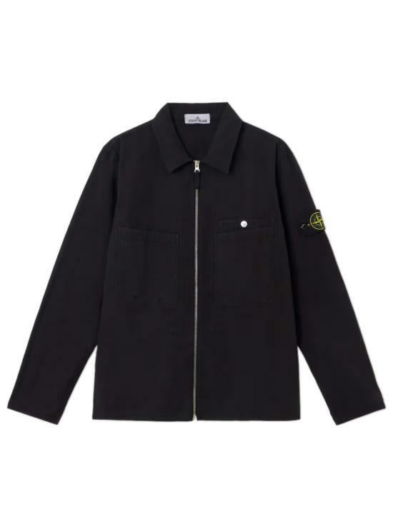 STONE ISLAND MilSpec Stretch Ripstop TC Overshirt Jacket Black