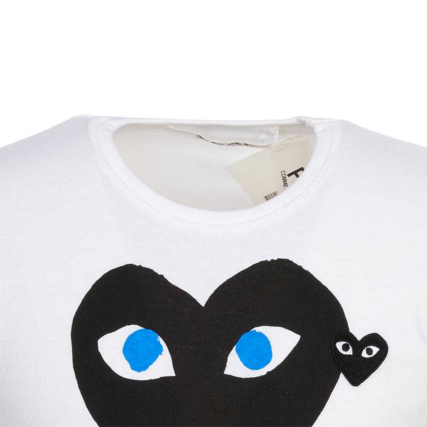 Comme des Garcons Black Heart Patch Unisex Short Sleeve T-Shirt AX T088 051 1