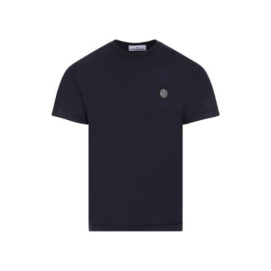 STONE ISLAND Short Sleeve T-Shirt Men’s 801524113A0020 NAVY BLUE DOM