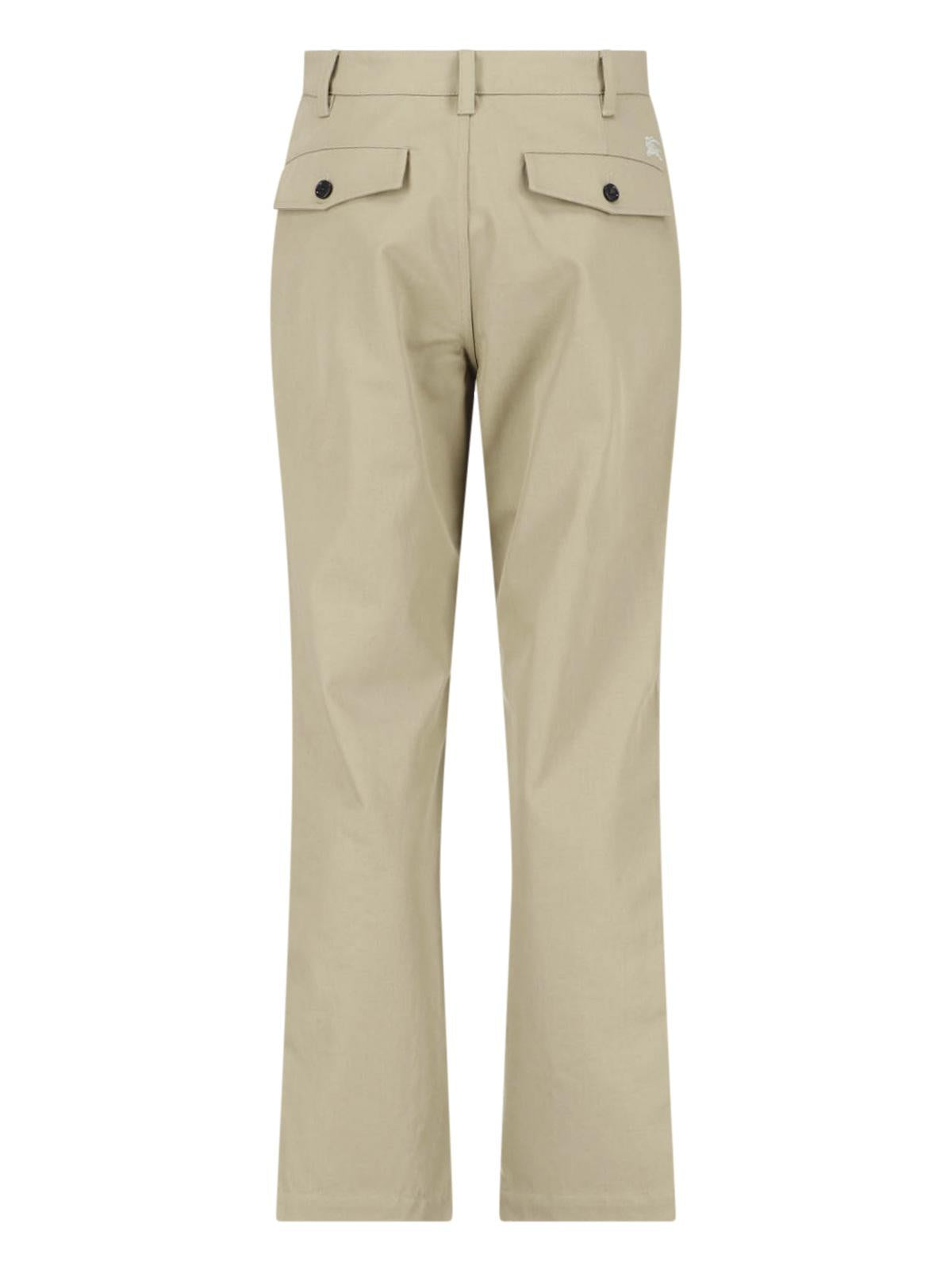 BURBERRY Black Wool Tailored Suit Pants