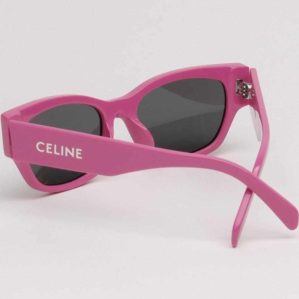 CELINE Pink Monochrome 01 Square Acetate Sunglasses Unisex CL40197U 75A