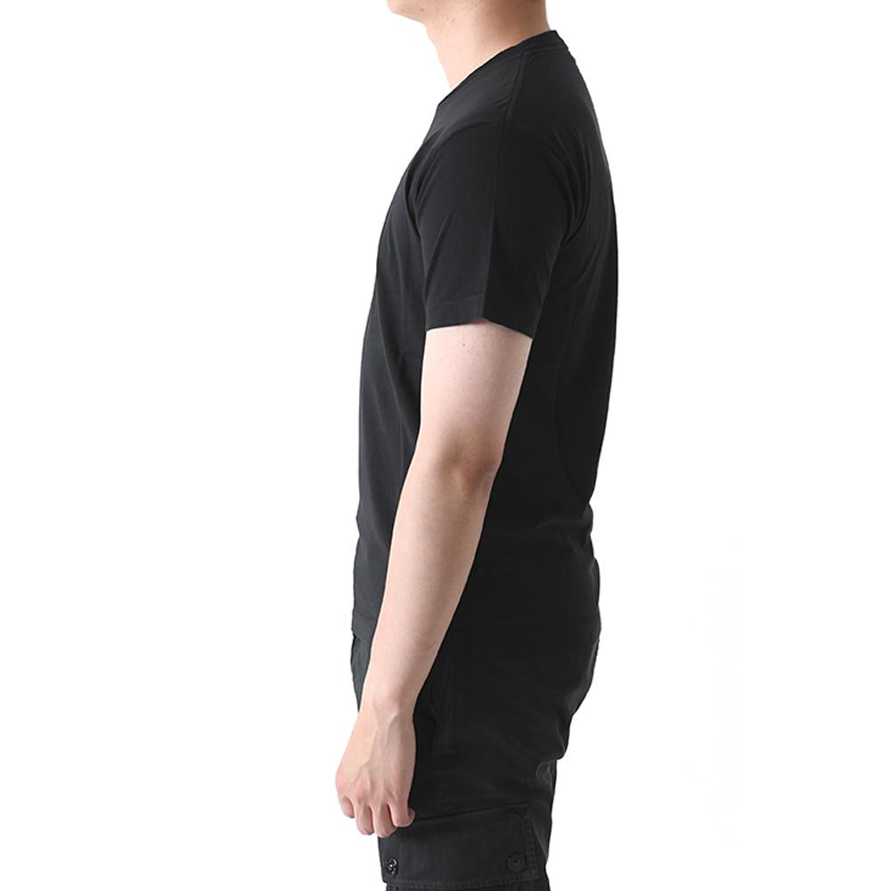 STONE ISLAND Black Institutional One Print Short Sleeve T-Shirt