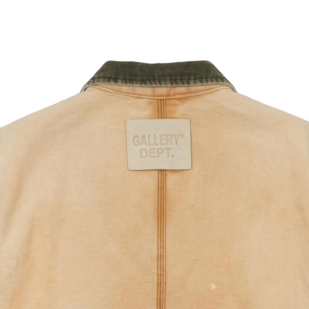 GALLERY DEPT. Logan Button Denim Vest Men Beige LGV 6059