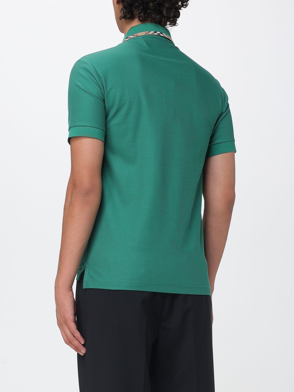 BURBERRY Short Sleeve Polo Shirt Men’s Cotton Tee Black