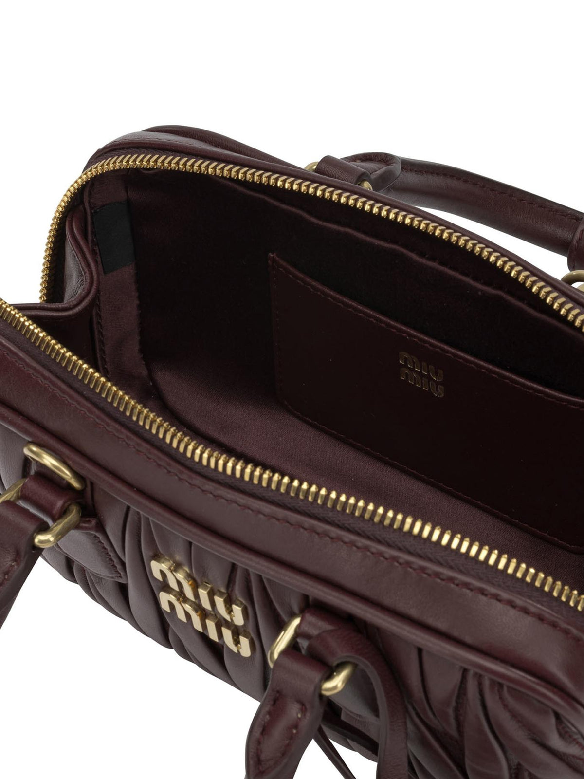 Miu Miu Black Leather Mini Shoulder Bag