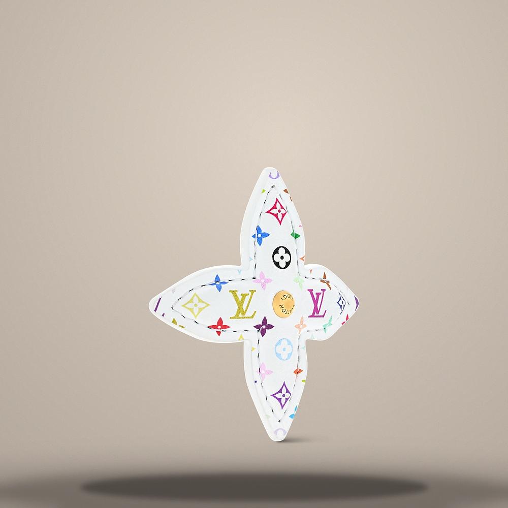 Louis Vuitton Monogram Multicolor Flower Hair Clip M03723