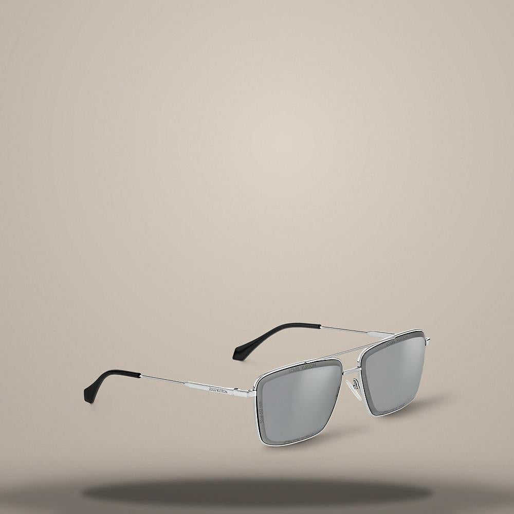 Louis Vuitton LV Super Vision Metal Square Sunglasses for Men Z2610U