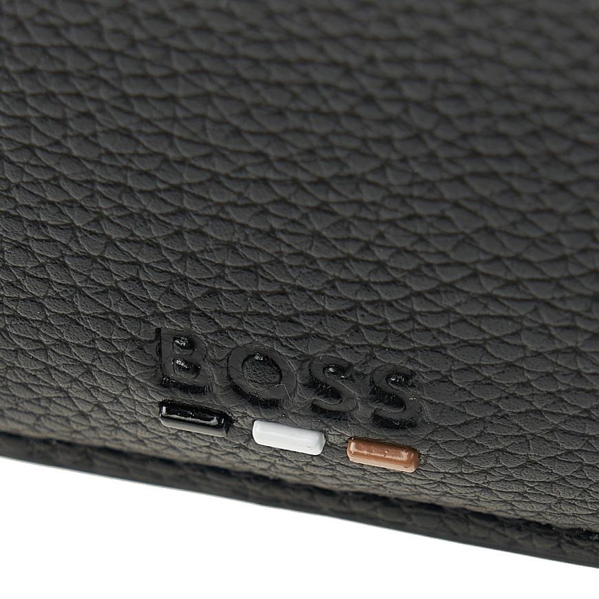 HUGO BOSS Men’s Leather Card Holder Wallet 50536513 001