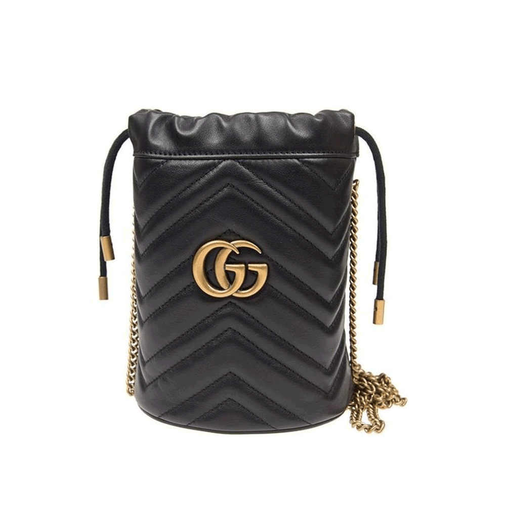 GUCCI Mini Marmont Bucket Shoulder Bag Women 575163