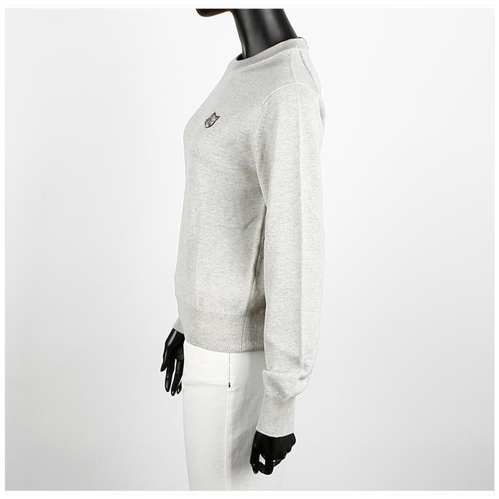 Maison Kitsune Bold Fox Head Patch Crewneck Knit Sweater MW00801KT1036 H120