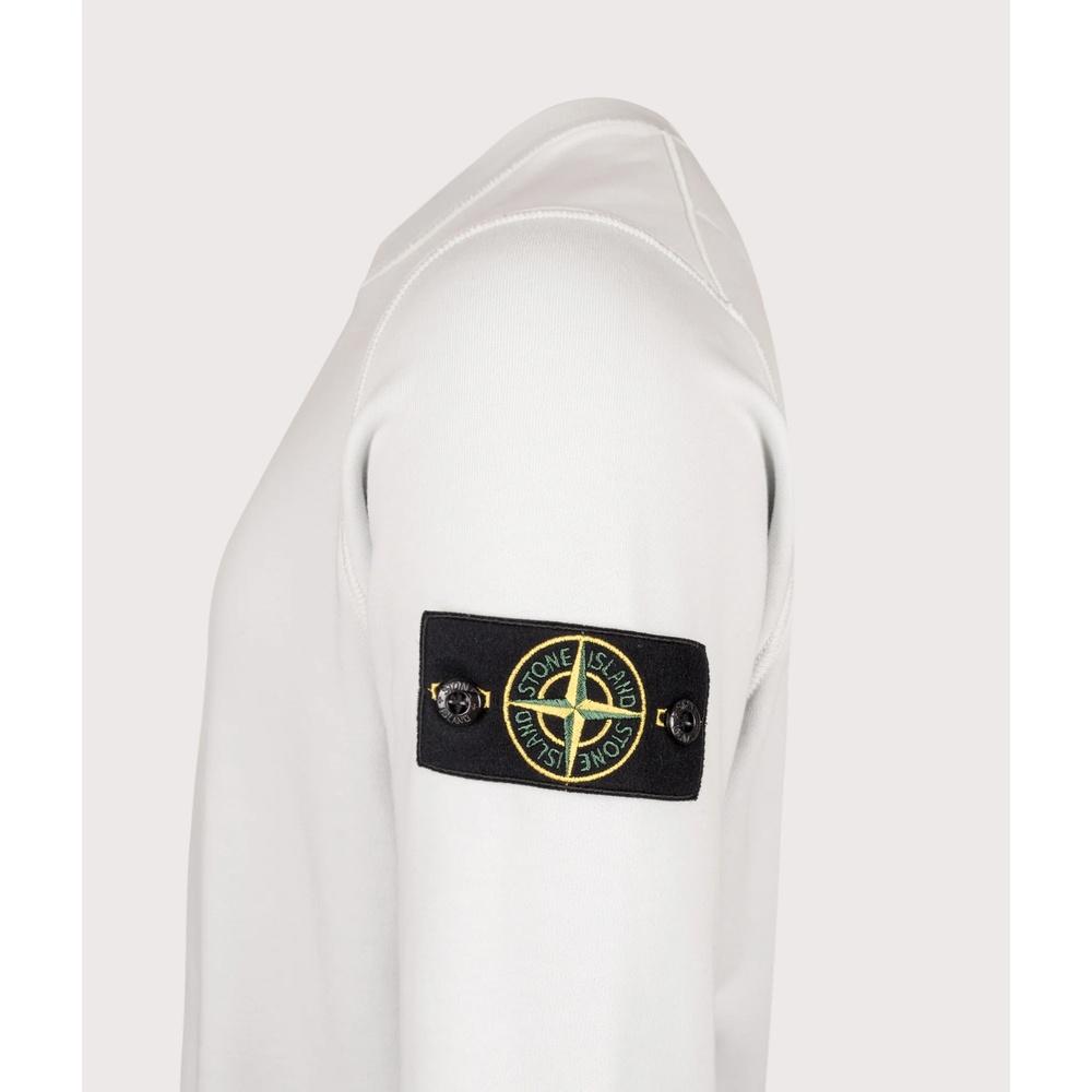 STONE ISLAND Cotton Fleece Crewneck Sweatshirt Men’s Navy