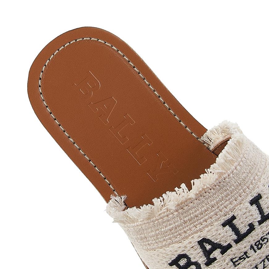 BALLY Bianca Slide Sandals Women’s Flat Black Leather