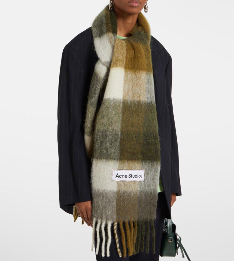 Acne Studios Vallie Alpaca Wool Scarf Muffler