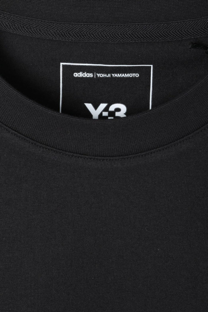 Y-3 Black Graphic Short Sleeve T-Shirt