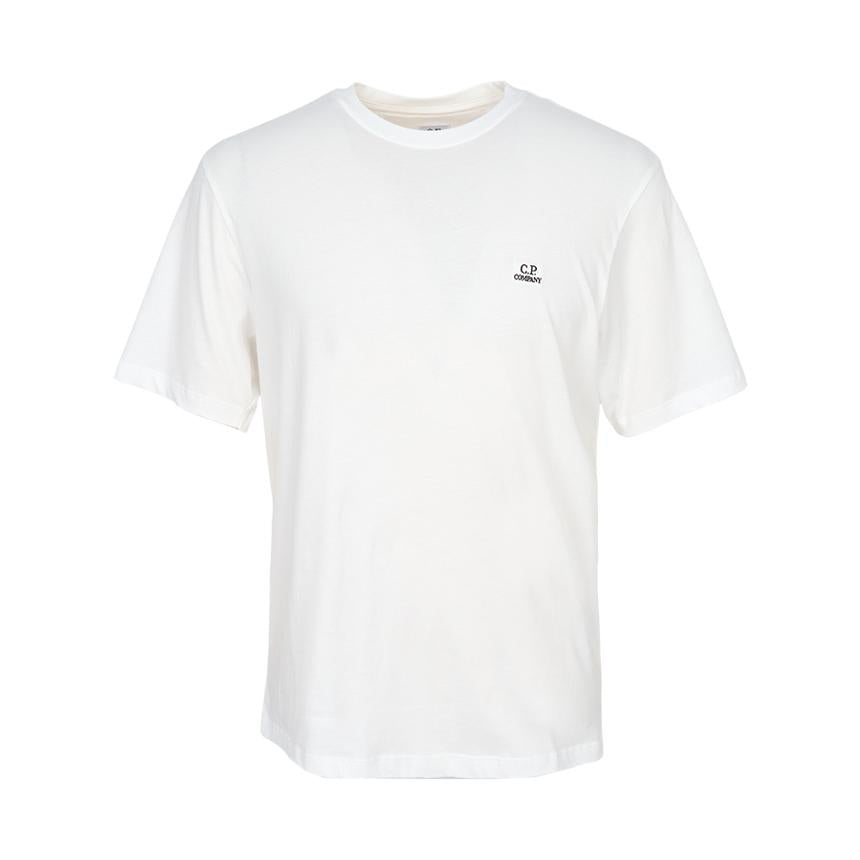 CP Company Men’s Short Sleeve T-Shirt White Cotton