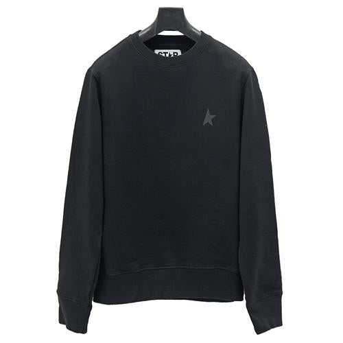 GOLDEN GOOSE Star Athena Logo Sweatshirt Women’s Black Cotton GWP00869 P000525