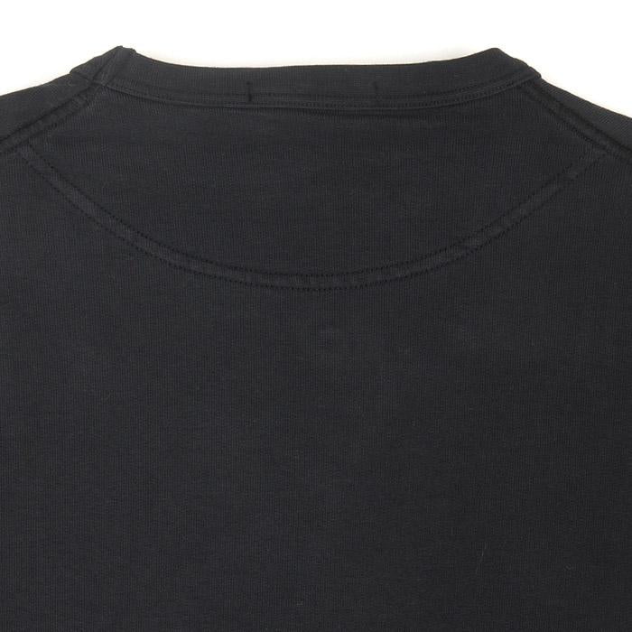 STONE ISLAND Junior Logo Patch Crewneck Sweatshirt Black Women