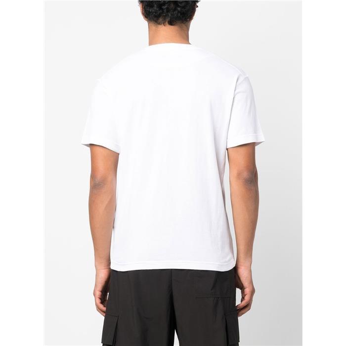 STONE ISLAND PISATO EFFECT POCKET LOGO SHORT SLEEVE T-SHIRT