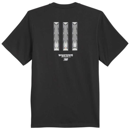 Adidas Short Sleeve T-Shirt for Men KS4338 Black Multicolor DOM