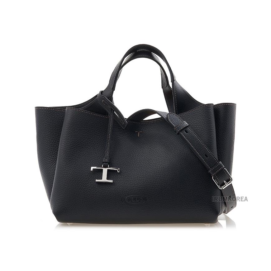 Tods Mini Shoulder Tote Bag Women’s New Collection Black Leather