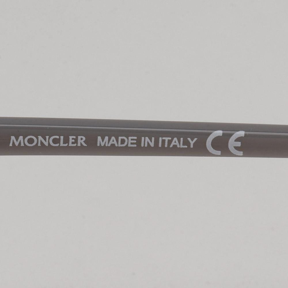 Moncler Gray Thin Acetate Oversized Unisex Eyeglass Frames