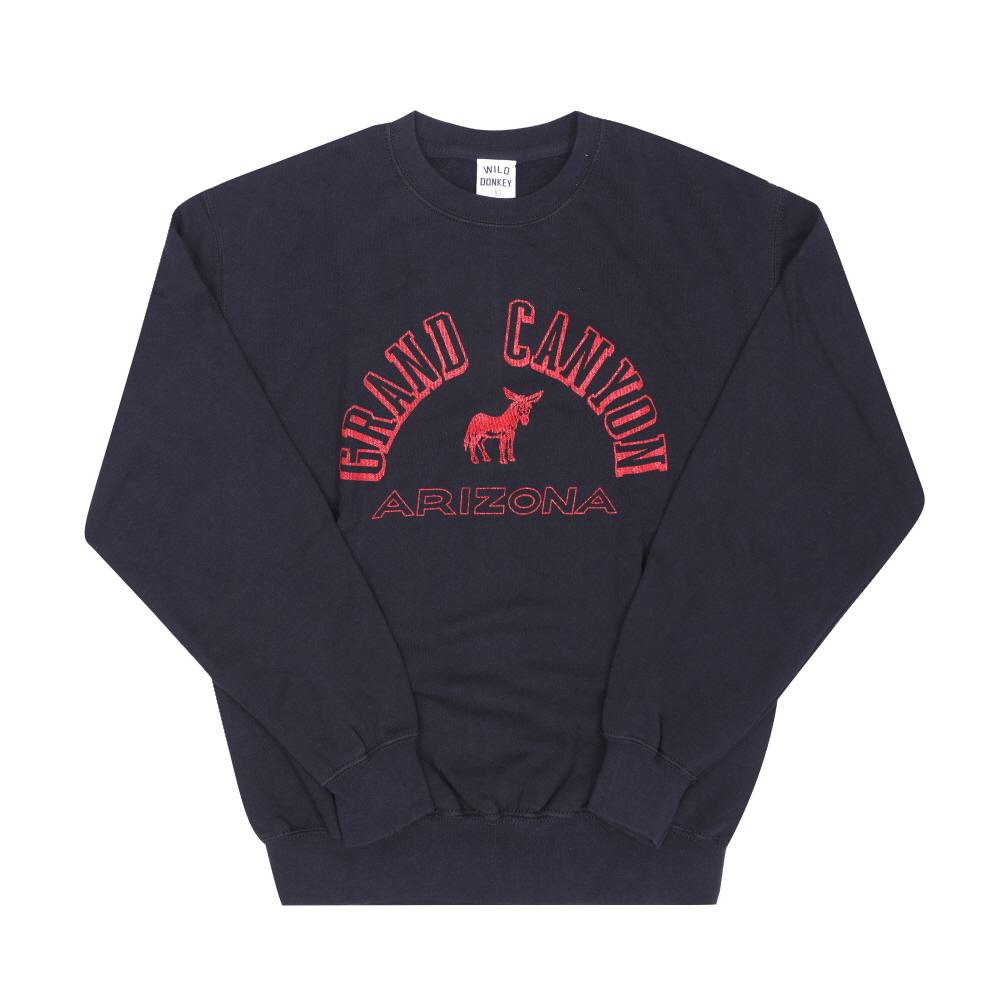 Wild Donkey Black Grand Canyon Graphic Sweatshirt for Men