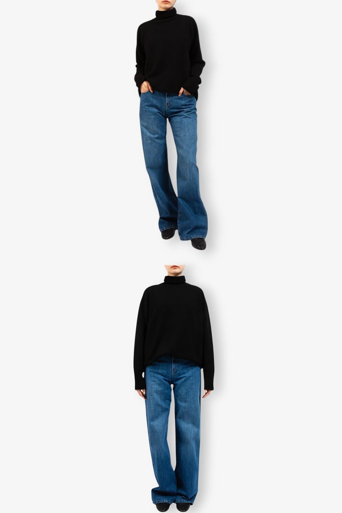 The Row Eglita Cotton Denim Pants EGLITTA 6525W3809 WASHED BLUE