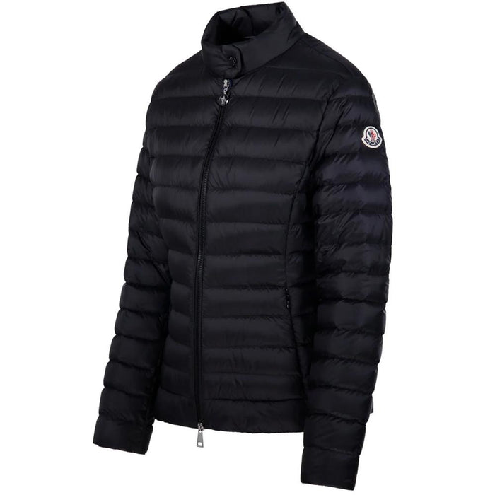 Moncler Black Lightweight Down Jacket with Logo Patch 1A00068 597YF 999