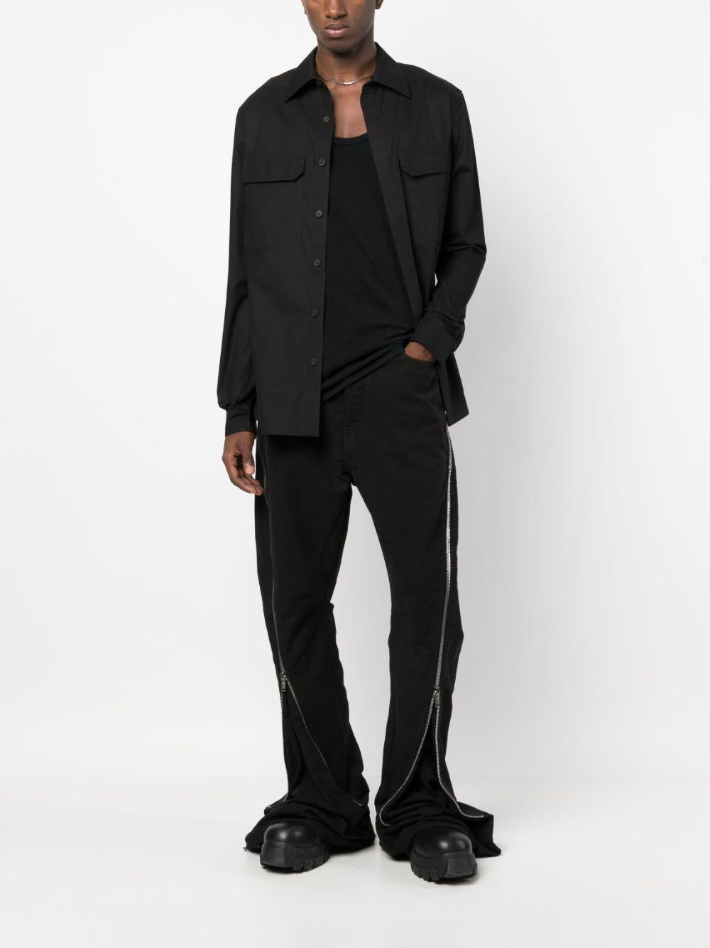 Rick Owens Men's Brushed Heavy Twill Bolan Banana Jeans Black RU02C7343 TB 09