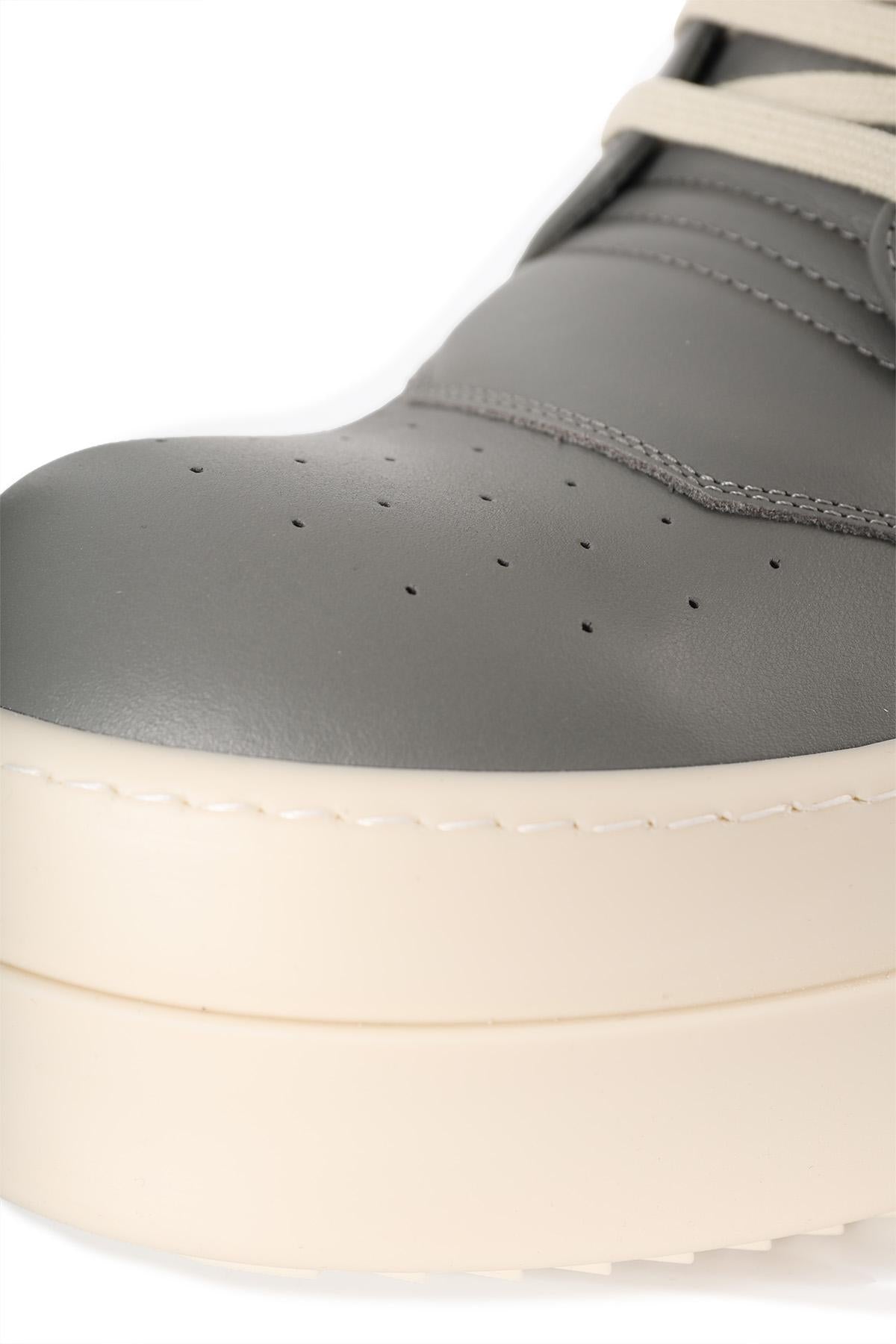Rick Owens EUCA Leather Mega Bumper Geobasket High-Top Sneakers