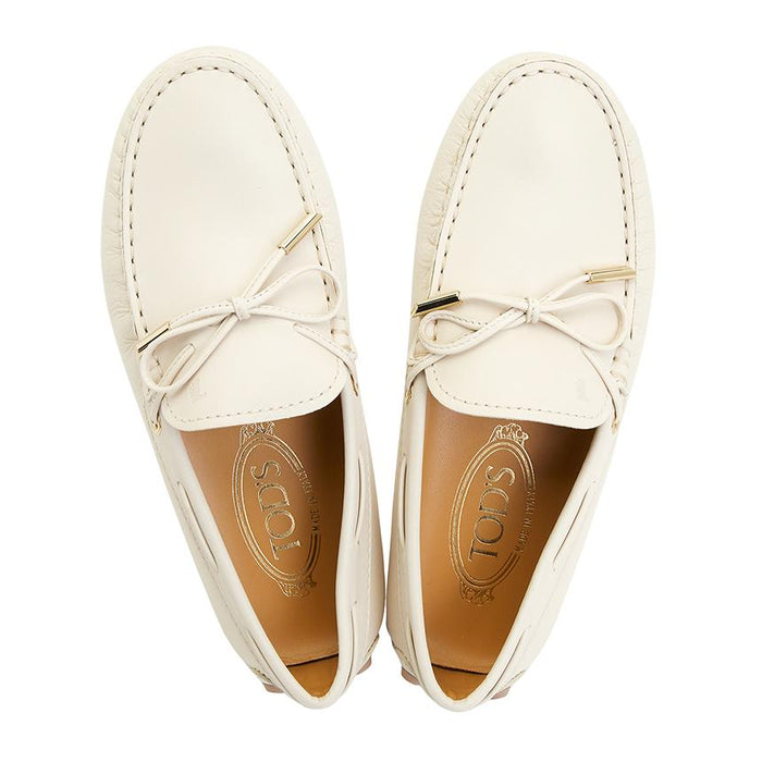 Tods Gommino Bubble Leather Loafers Women’s Brown