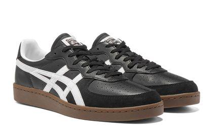 Onitsuka Tiger GSM Leather Low-Top Sneakers for Men 1183A353 002 BLACK WHITE DOM